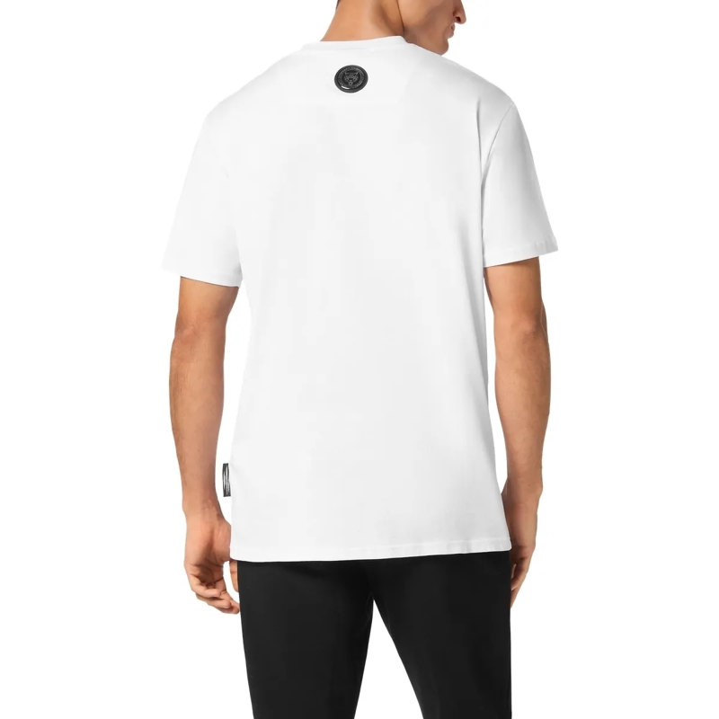 Plein Sport T-Shirt T-Shirt Rundhalsausschnitt Silver Brush weiss(Image 2)