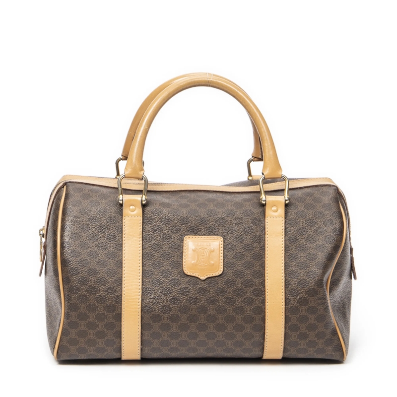 Celine Crossbody Bag Vintage Small Boston braun