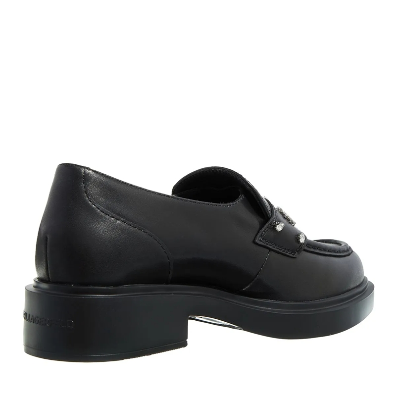 Karl Lagerfeld Mocassin Macie Florastone Loafer Black Lthr W/Silver(Image 4)