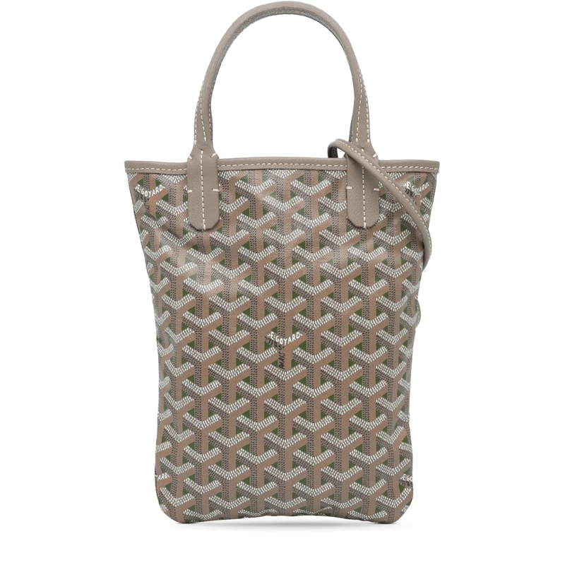 GOYARD Sac à bandoulière Goyardine Poitiers Claire Voie grau