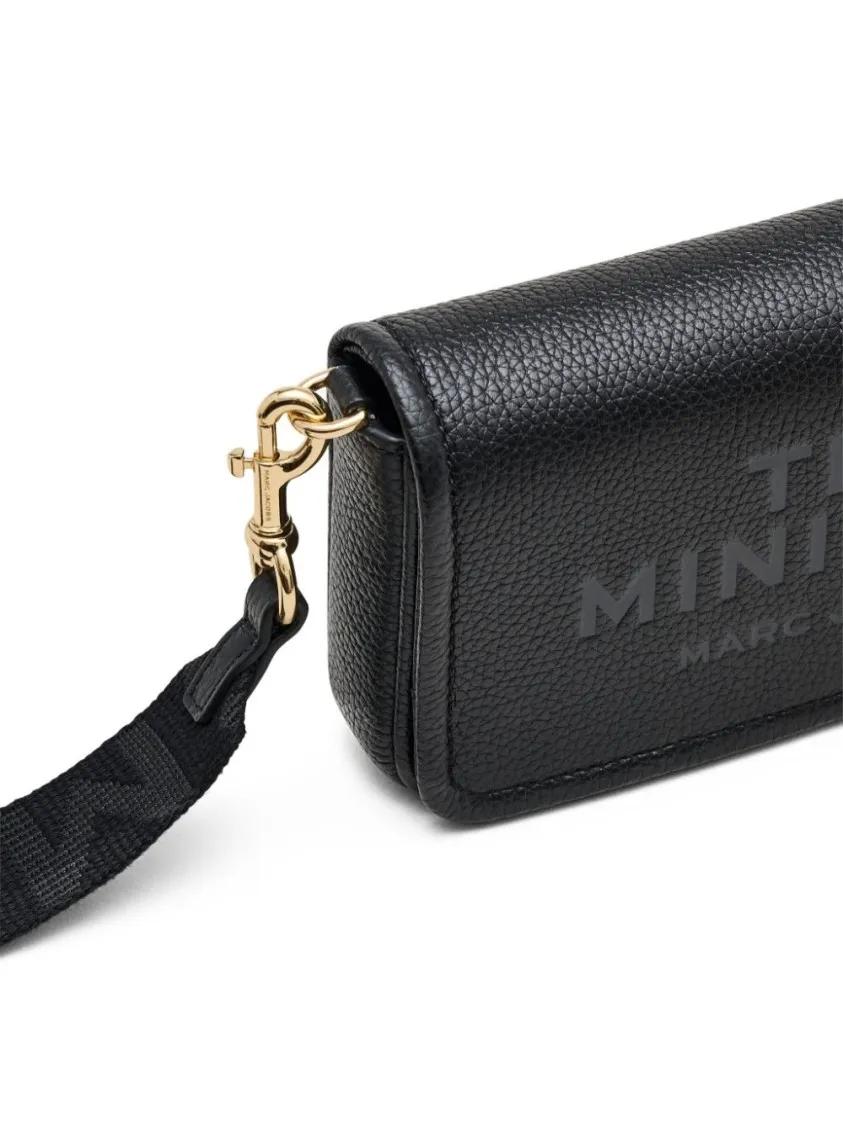 Marc Jacobs Hobo bags Textured Black Bag With Interior Organization in zwart