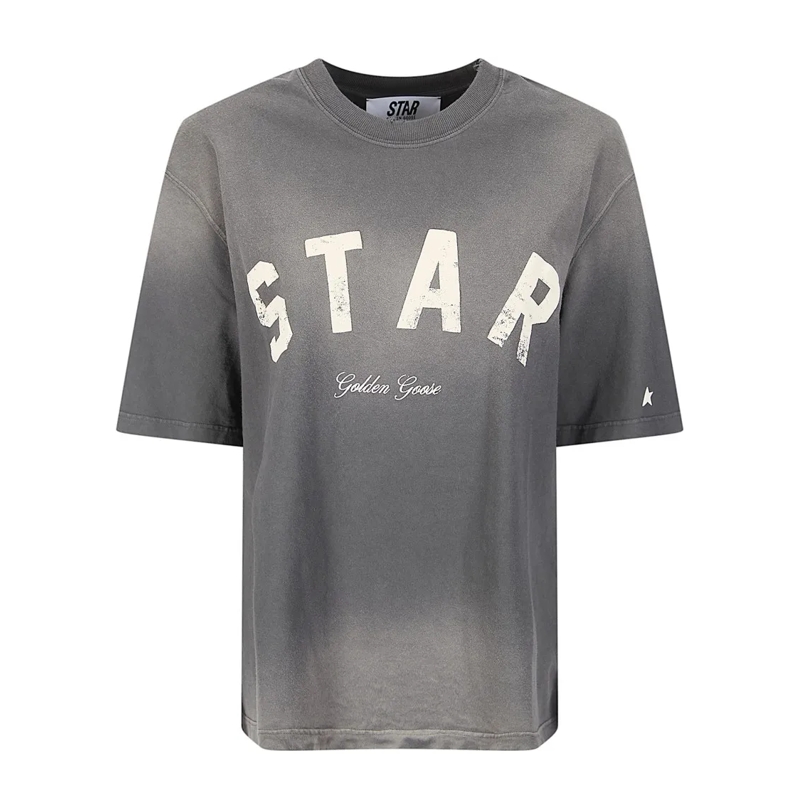 Golden Goose T-shirt Relaxed Fit Crew Neck T-Shirt Grey