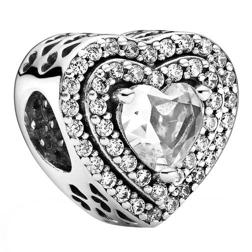 Pandora Funkelndes erhabenes Herz Charm Sterling silver Pendentif