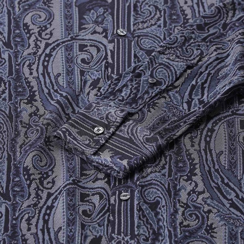 Etro Hemd Hemd mit Paisley-Muster blau(Image 4)