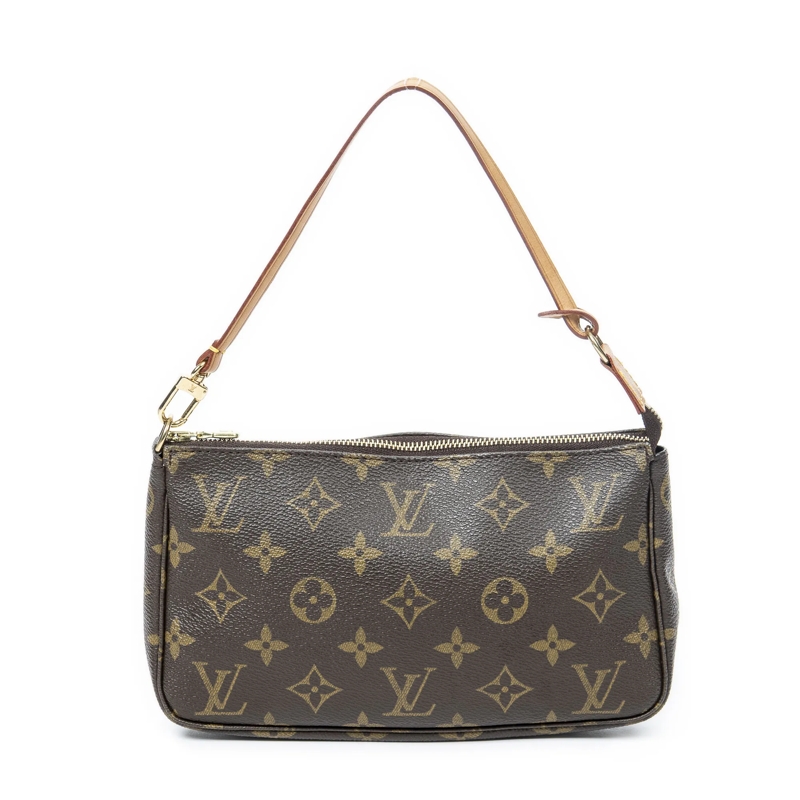 Louis Vuitton Crossbody Bag Accessory Pouch braun