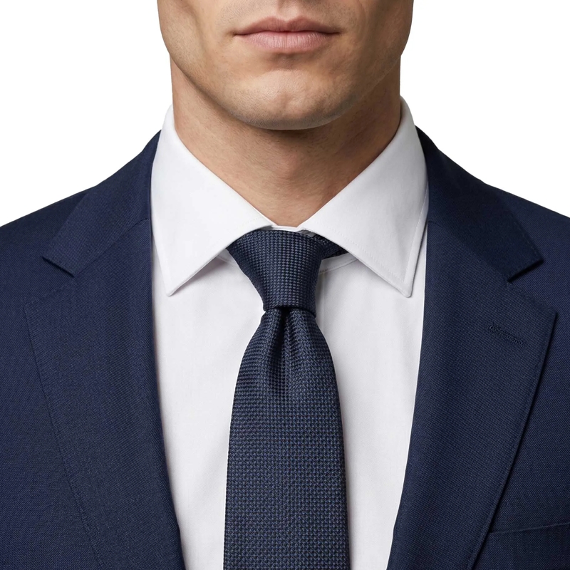 Altea  Krawatte Piave aus Seide blau(Image 2)