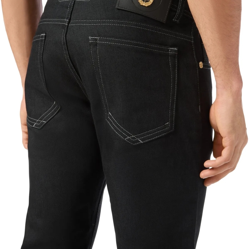 BILLIONAIRE Jeans mit geradem Bein Jeans Gerader Schnitt schwarz(Image 4)