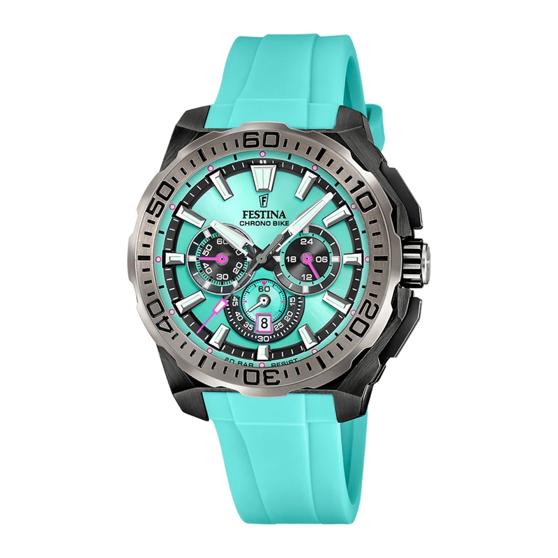 Festina Chronograph Chrono Bike Uhr Schwarz