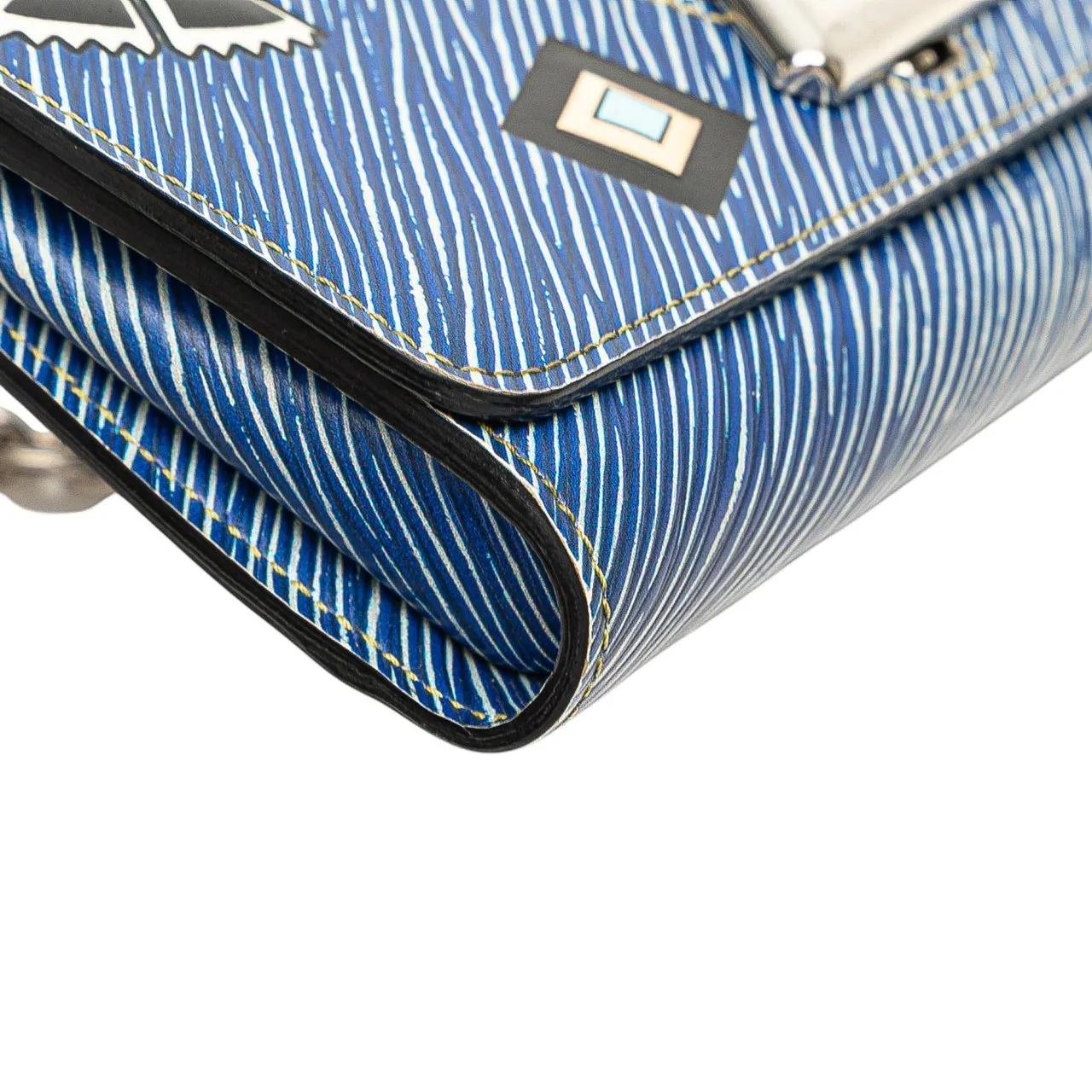 Thumbnail - Louis Vuitton Hobo Bags - Epi Denim Twist Azteque Wallet on Chain - Gr. unisize - in Blau - für Damen