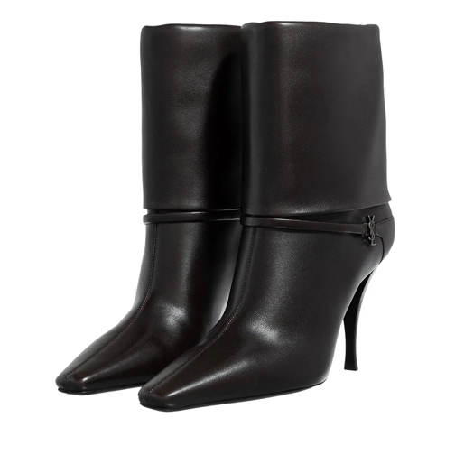 Saint Laurent Stiefel Nappa Bootie Pianosa Egale Black