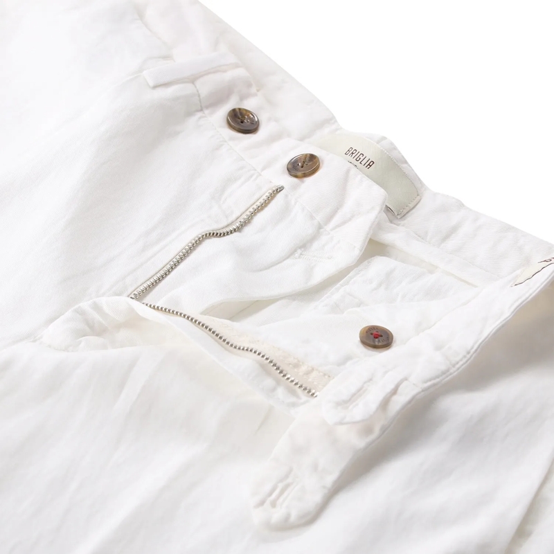 Briglia Freizeithose Stoffhose Easy-Fit weiß(Image 3)