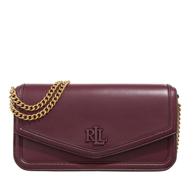 Lauren Ralph Lauren Sac à bandoulière Sawyer Shoulder Bag Medium Pinot Noir