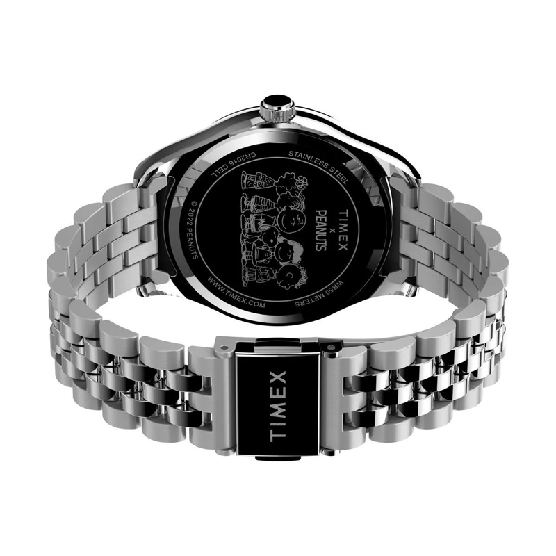 Timex Automatikuhr Analoge Uhr Timex Legacy X Peanuts silber(Image 5)