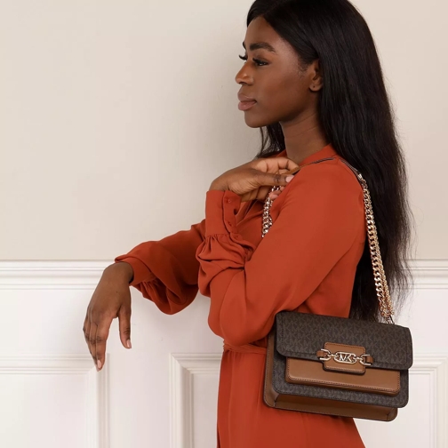 MICHAEL Michael Kors Sac à bandoulière Heather Large Shoulder Bag Brown Acorn (Image 2)
