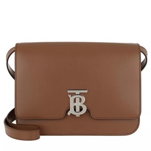 Burberry TB Bag Medium Calf Leather Brown Crossbody Bag