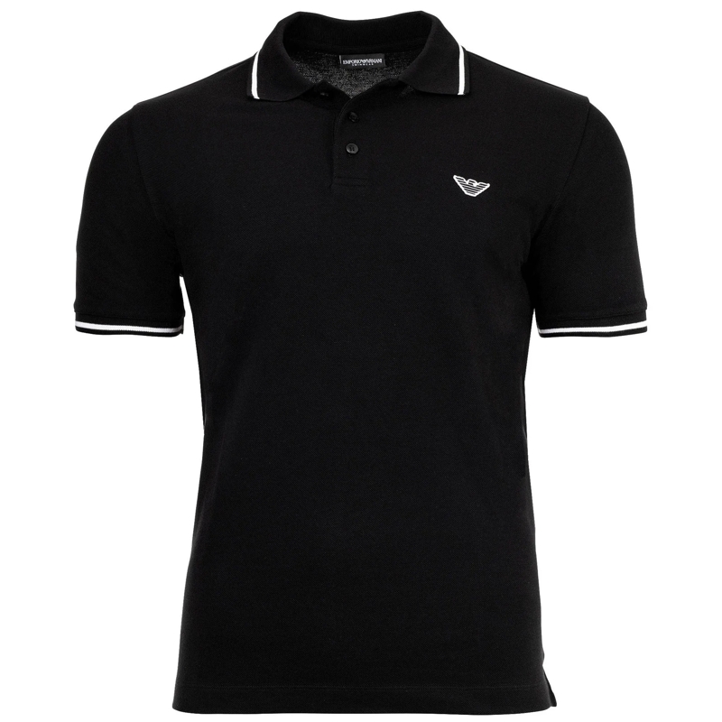 Emporio Armani Polohemd ESSENTIAL 1er Pack schwarz