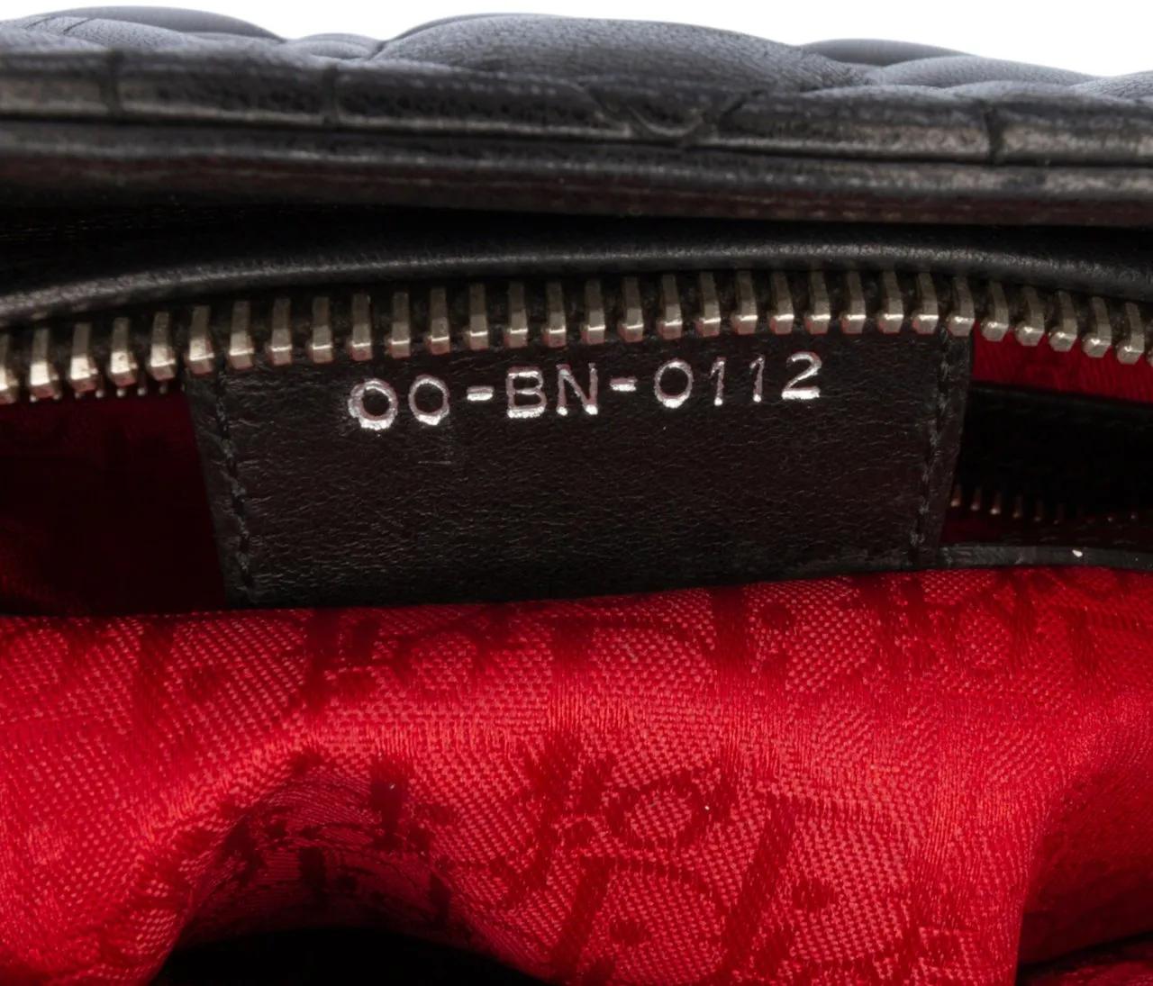 Thumbnail - Christian Dior Hobo Bags - Large Lambskin Cannage Lady Dior - Gr. unisize - in Schwarz - für Damen