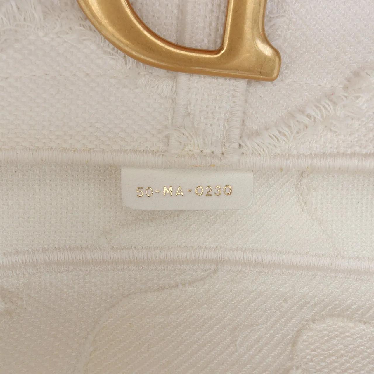 Thumbnail - Christian Dior Hobo Bags - Mini Canvas Embroidered Camouflage Saddle Bag - Gr. unisize - in Weiß - für Damen