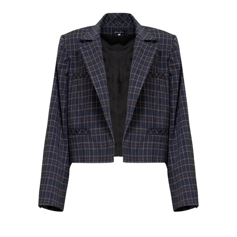 Helene Galwas Blazer Blazer HAGER blau