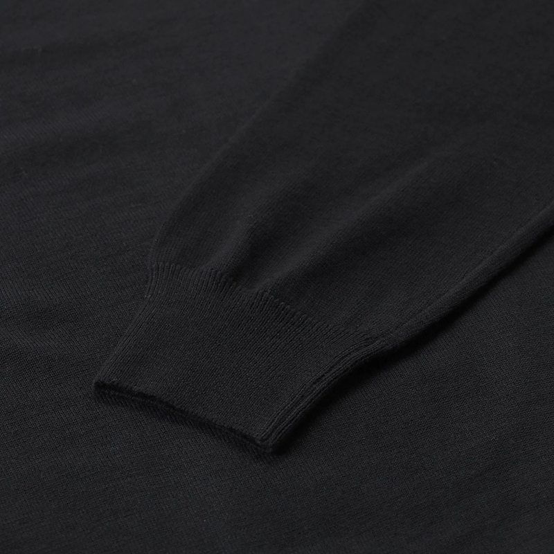 Gran Sasso Rollkragenpullover Rollkragenpullover aus Schurwolle schwarz(Image 3)