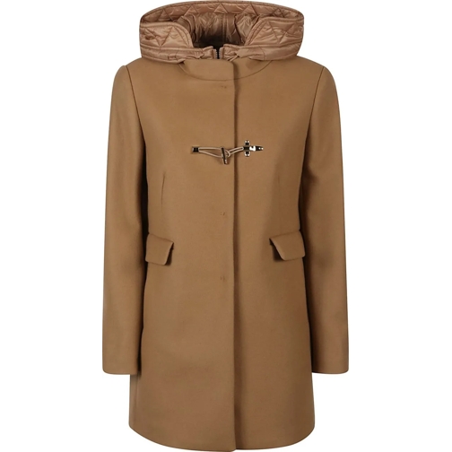 Fay Sommerjacken Double Front Toggle Coat Brown schwarz