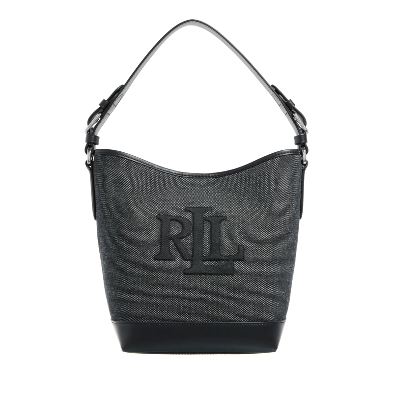 Lauren Ralph Lauren Bucket Bag Witley Md Bk Bucket Bag Medium Black Ntrl/Black