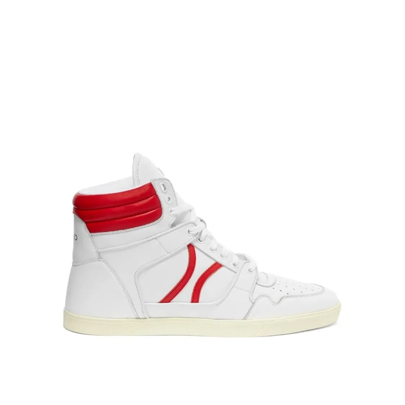 Celine Low-Top-Sneaker Break Mid Leather Sneakers White