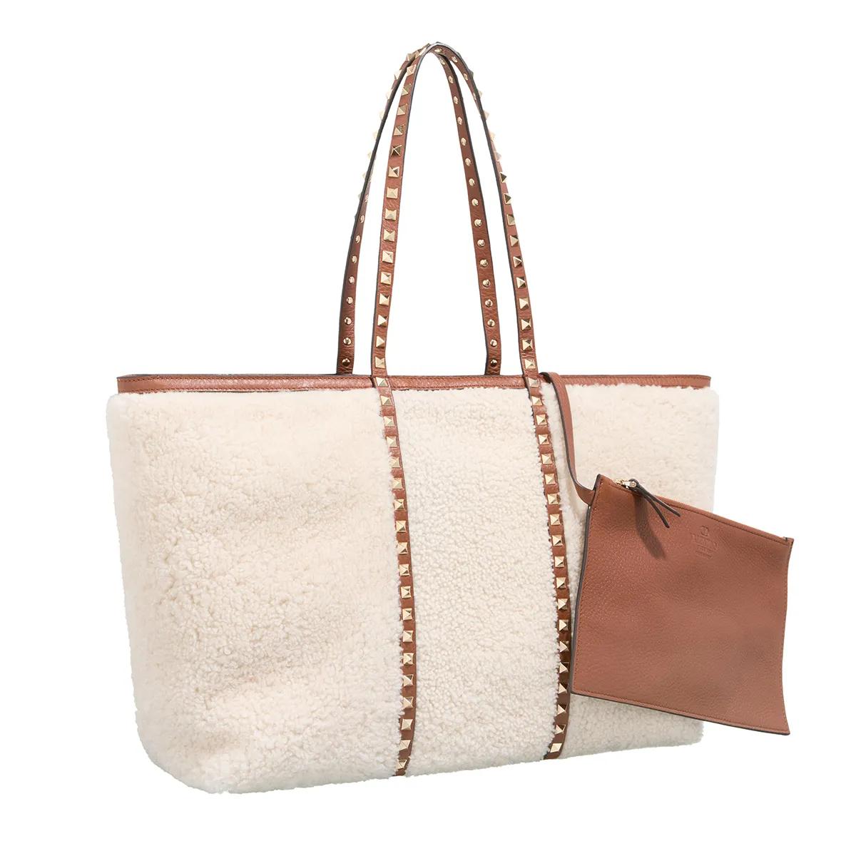 Valentino Garavani Hobo bags Rockstud Tote Bag in beige