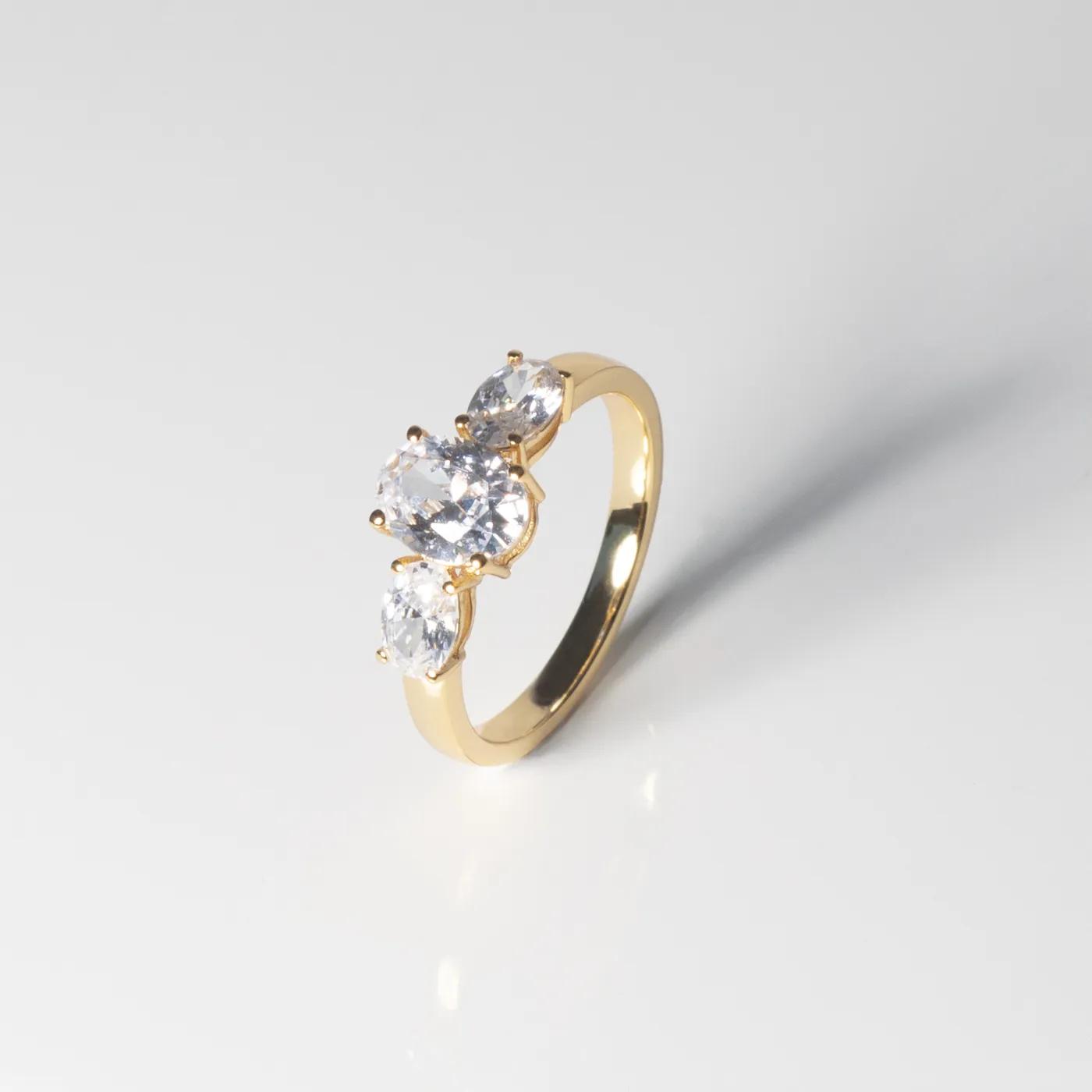 Thumbnail - Sif Jakobs Jewellery Ring - Ellisse Tre Ring - Gr. 56 - in Gold - für Damen