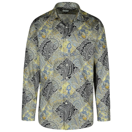 Etro Roma' Multicolor Cotton Shirt Multicolor Chemises