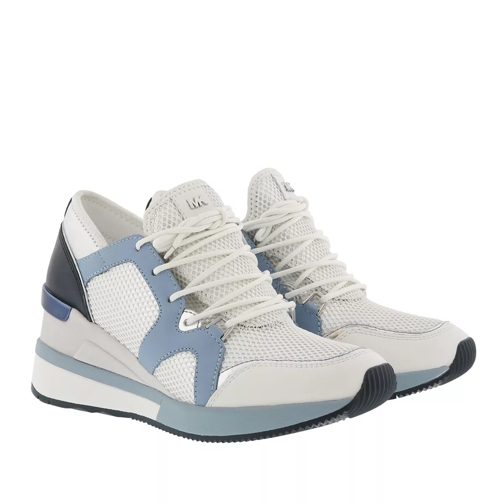 MICHAEL Michael Kors Scout Trainer Optic White/Pale Blue Low-Top Sneaker