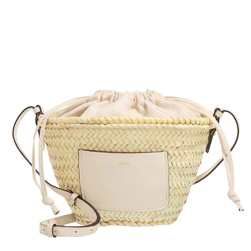 Abro Korbtasche Shopper Gemma Beige