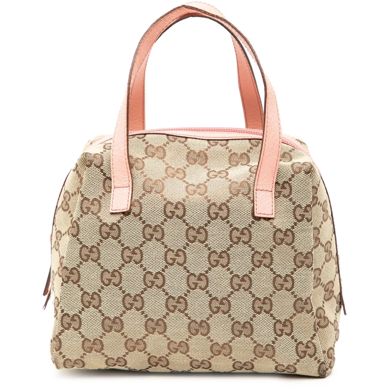 Gucci Tote Mini GG Canvas Balthus Tofu Bag braun