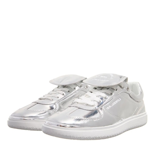 Karl Lagerfeld Atlas Lo Lace Lthr Silver Mirror Lthr scarpa da ginnastica bassa