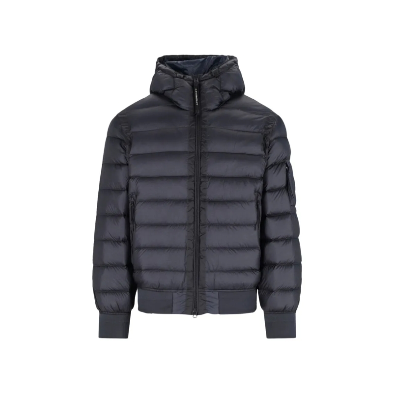 CP Company Doudoune Logo Puffer Jacket – Blue Blue