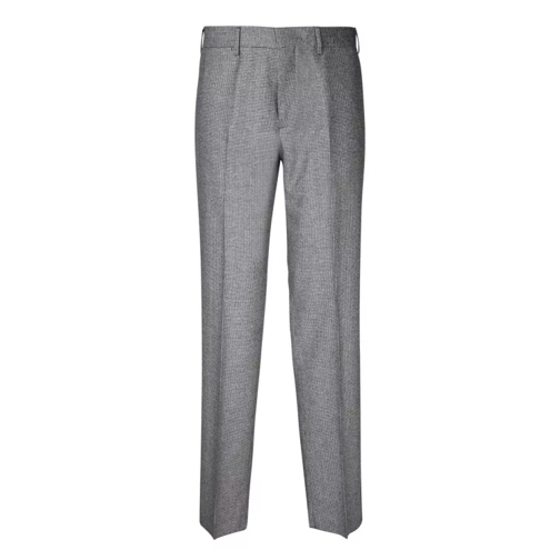 Lardini Wool Trousers Grey Kostuum Broek
