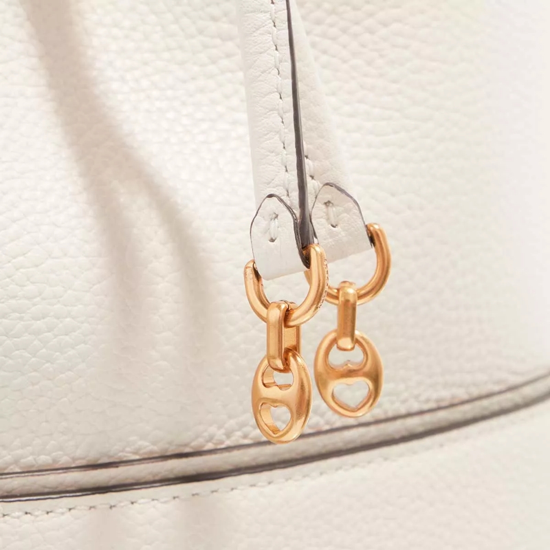 Kate Spade New York Bucket Bag Gramercy Pebbled Leather Medium Bucket Bag Halo White(Image 5)