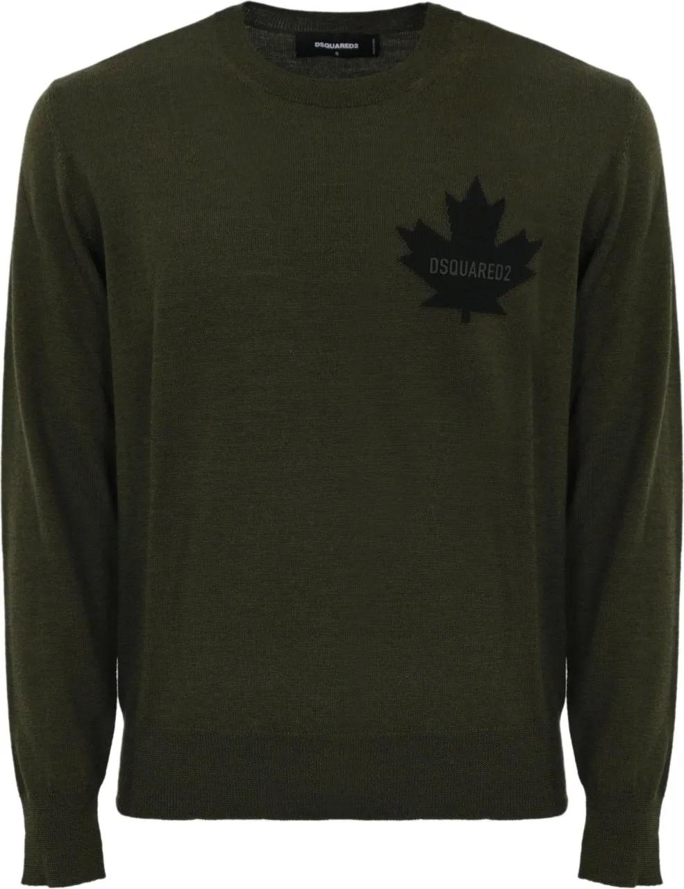 Thumbnail - Dsquared2 - Sweaters Military Green - Größe L - grün