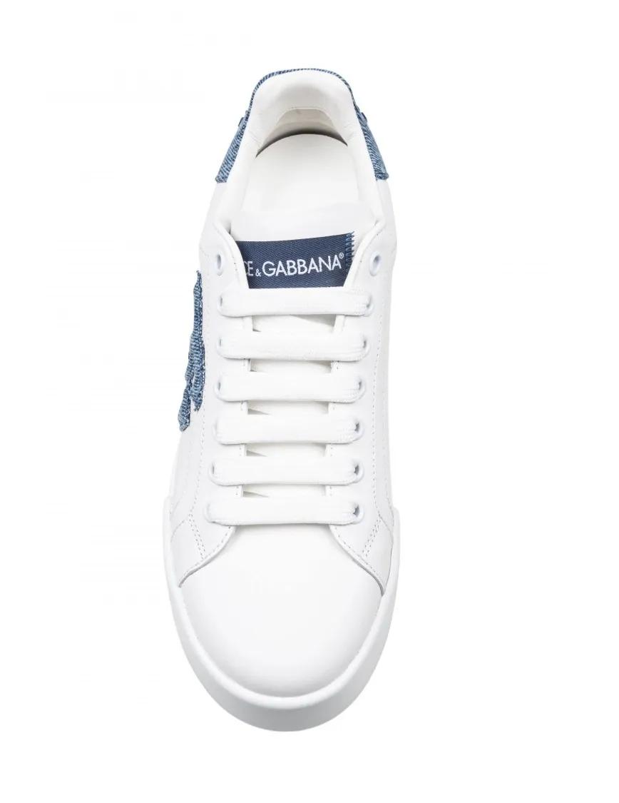 Thumbnail - Dolce&Gabbana Low-Top Sneaker - Sneaker Bassa - Gr. 37 (EU) - in Weiß - für Damen