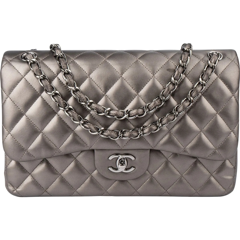 Chanel Tote Chanel Quilted Lambskin Jumbo Double Flap Crossbod mehrfarbig