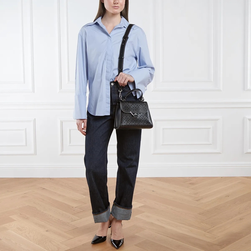 Coccinelle Crossbody Bag Coccinelle Dew Cow.Perf. Noir(Image 2)