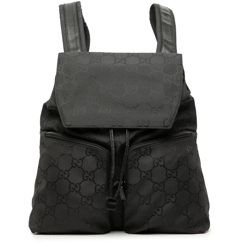 Gucci Rucksack GG Nylon Backpack schwarz