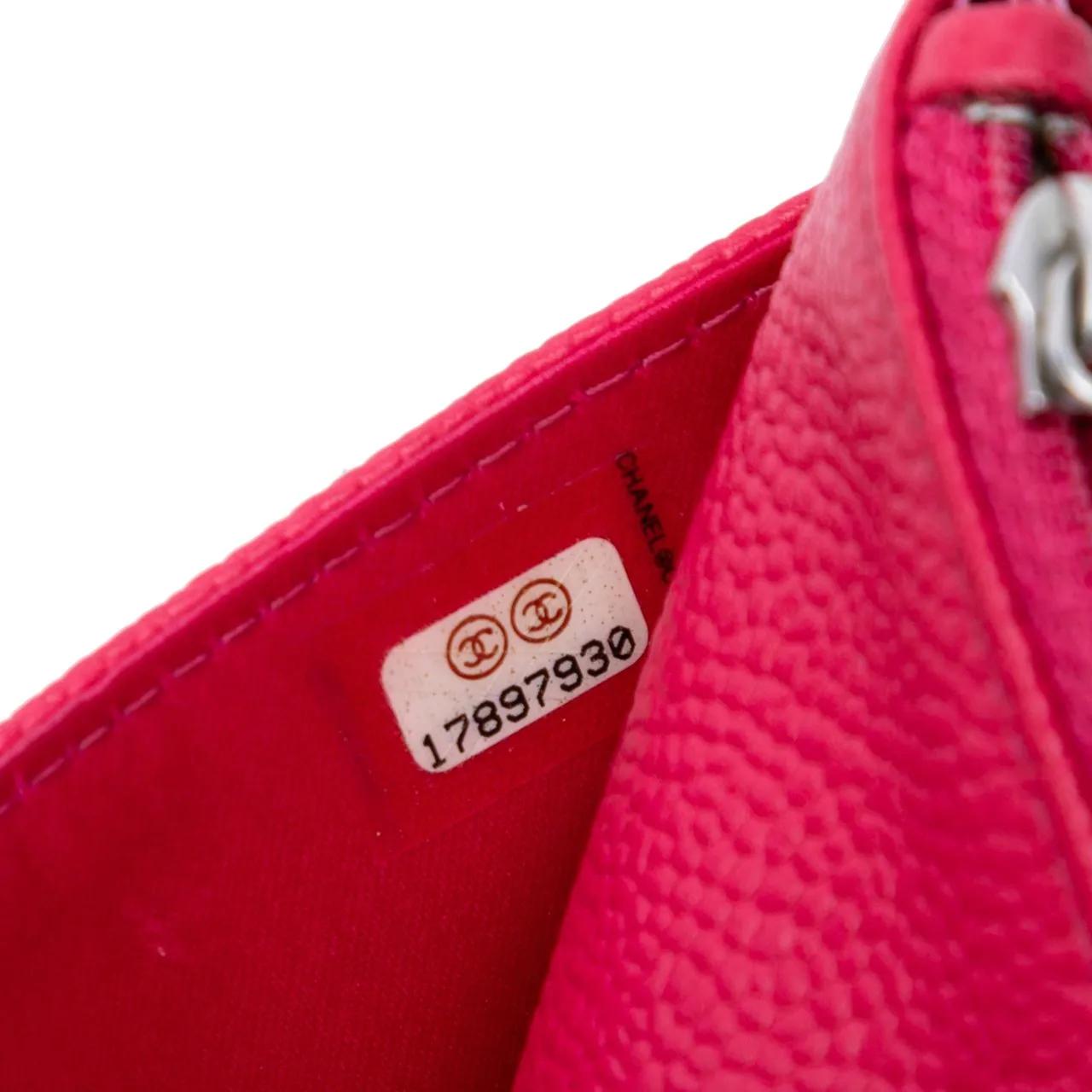 Thumbnail - Chanel Hobo Bags - Caviar Bicolor CC Wallet On Chain - Gr. unisize - in Gold - für Damen