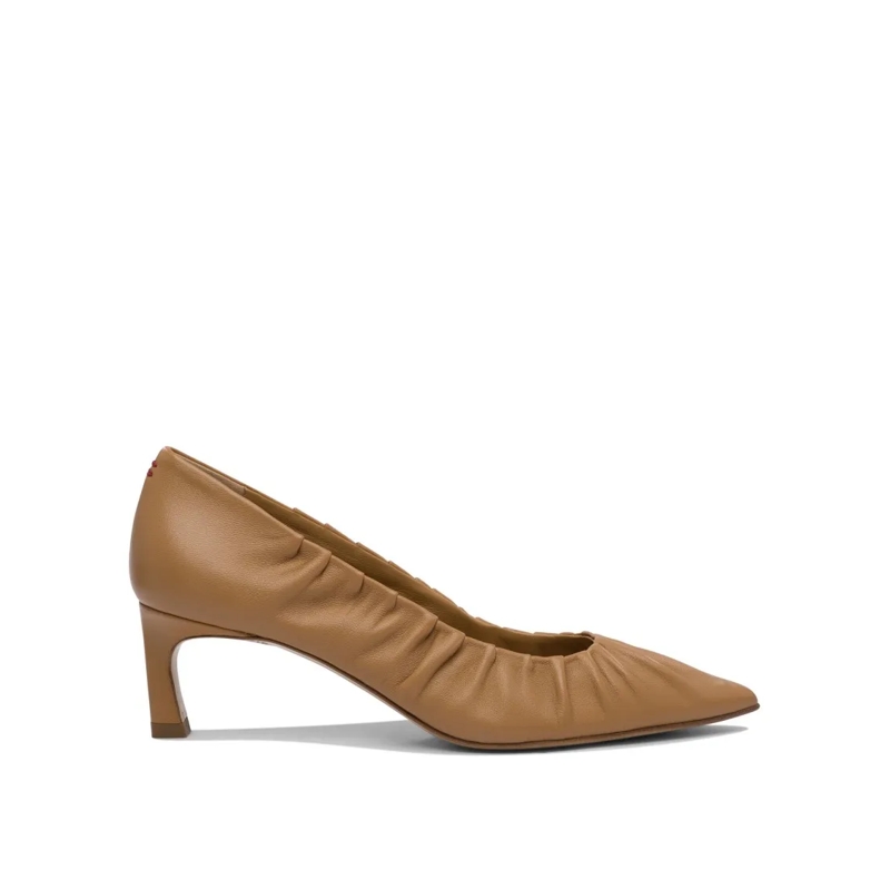 Halmanera Pumps Pointed Toe Heeled Pumps Brown