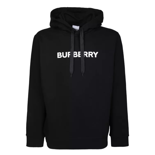 Burberry Black Hooded Sweatshirts Black 