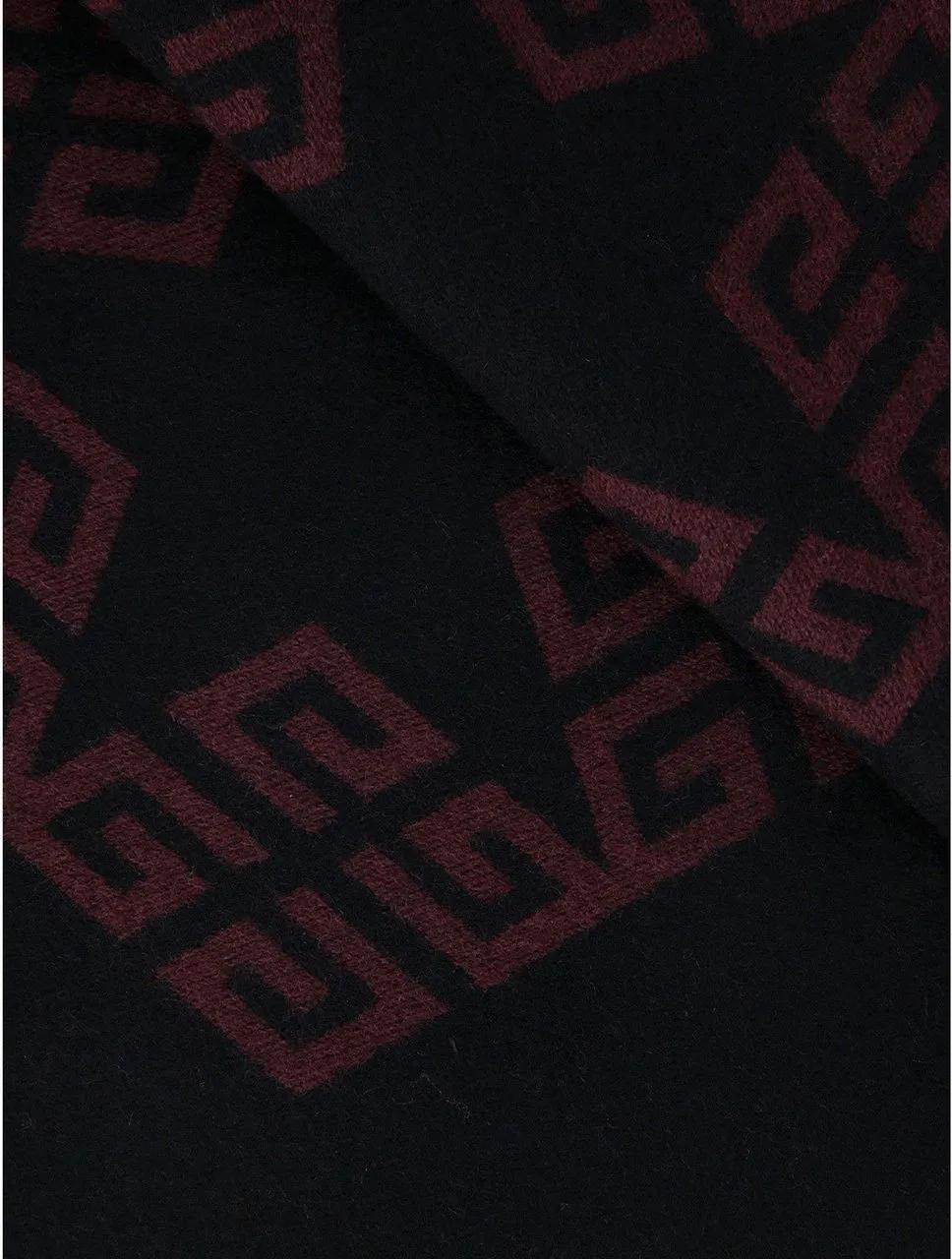 Thumbnail - Givenchy Tücher & Schals - Givenchy Wool Logo Scarf - Gr. unisize - in Schwarz - für Damen