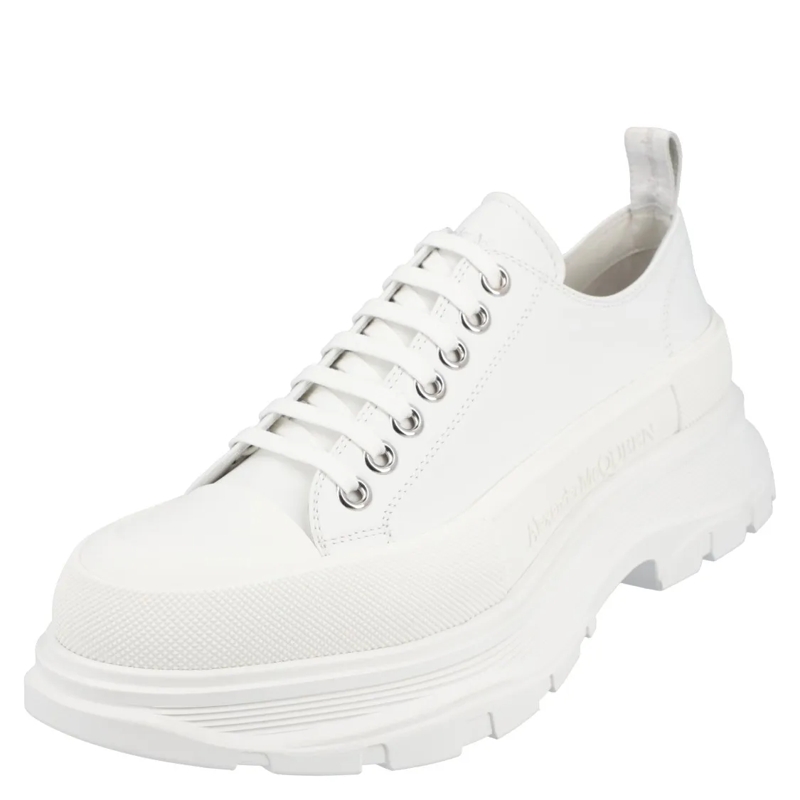 Alexander McQueen Sneaker basse Tread Slick Sneakers White