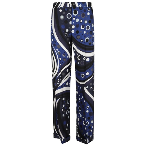 Pucci  Silk Trousers Blue