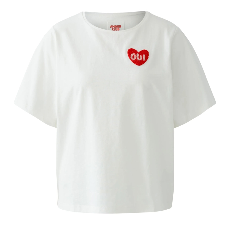 Oui T-Shirt T-Shirt offwhite