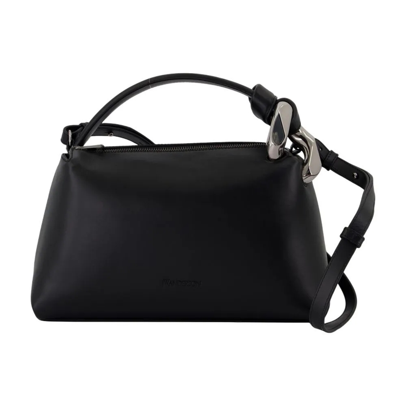 J.W.Anderson Sac à bandoulière The Jwa Corner Crossbody - Leather - Black Black